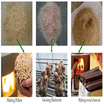 charcoal-palm-leaves-waste-wood-hammer-mill