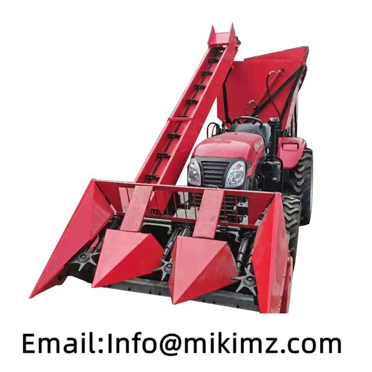 sweet corn 32 HP walking tractor mini corn harvester machine