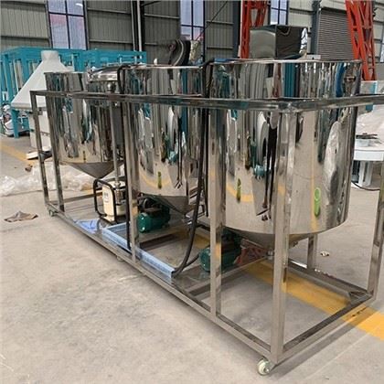 Strojevi za rafinerije sirove nafte od kokosa i soje